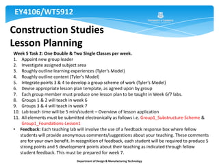 Lesson Duration i.e. Single/Double + Minutes