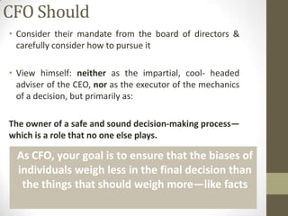 Strategic Role of the CFO | PPTX