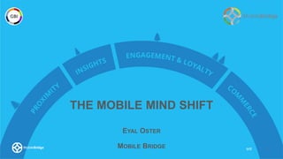 compelling mobile engagement 1
THE MOBILE MIND SHIFT
EYAL OSTER
MOBILE BRIDGE
 