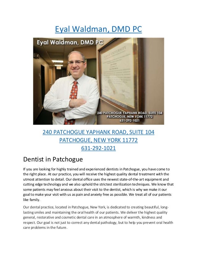 Eyal Waldman, DMD PC