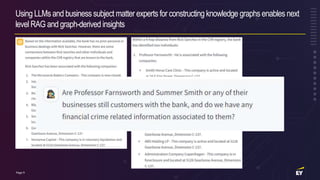 Ey Graph EY: Graphs as Critical Enablers for LLM-based Assistants- the Case of ...