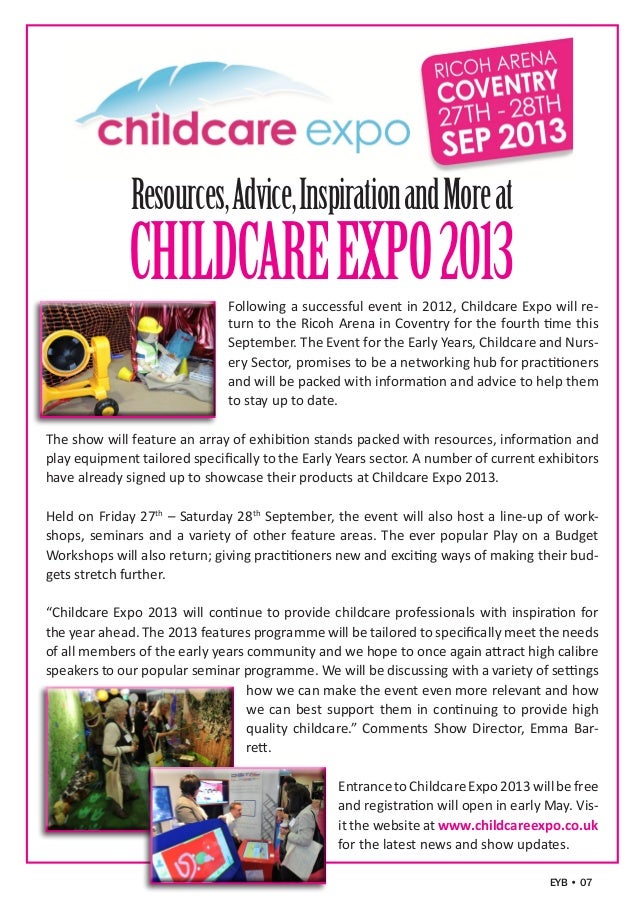 early years child care business promotional magazine childcare advertising