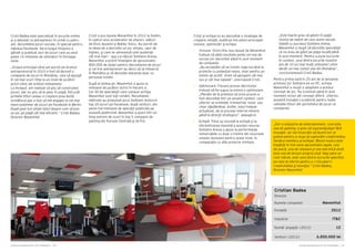 Cartea Antreprenorilor 2014 România | 29Cartea Antreprenorilor 2014 România | 28
Cristi Badea este specializat în jocurile online
şi a debutat ca antreprenor în urmă cu patru
ani, dezvoltând jocuri sociale, în special pentru
reţeaua Facebook. De-a lungul timpului a
gândit şi publicat zeci de jocuri care au avut
peste 15 milioane de utilizatori în întreaga
lume.
„Scopul principal când am pornit pe drumul
antreprenorial în 2010 a fost să dezvolt o
companie de jocuri în România, care să ajungă
în cel mai scurt timp la un nivel de jucători
activi zilnic de ordinul milioanelor.
La început, am realizat că ştiu să construiesc
jocuri, dar nu ştiu să le aduc în piaţă, întrucât
primele titluri aveau o creştere prea lentă.
Următorul pas a fost să mă angajez la cel mai
mare publisher de jocuri pe Facebook în Berlin.
După şase luni ştiam totul despre cum să pun
un joc pe piaţă cât mai eficient.” Cristi Badea,
Director MavenHut
Cristi şi echipa lui au dezvoltat o strategie de
creştere simplă, axată pe trei piloni principali:
viziune, optimizări şi echipa.
• 	Viziune: Orice titlu nou lansat de MavenHut
trebuie să aibă rezultate peste cel mai de
succes joc dezvoltat până în acel moment
de companie.
„Nu acceptăm să ne irosim viaţa lucrând la
proiecte cu potenţial redus, doar pentru un
minim de profit. Vrem să ajungem cât mai
sus şi cât mai repede”, precizează Cristi.
• 	Optimizare: Fiecare proces decizional
trebuie să fie supus la minim o optimizare.
„Plecăm de la premiza că orice proces a
fost dezvoltat într-un anumit context, care
ulterior se schimbă, trimestrial, lunar, sau
chiar săptămânal. Astfel, totul trebuie
actualizat, de la procese interne minore
până la direcţii strategice”, adaugă el.
• 	Echipă: Totul se rezumă la echipă şi la
eficientizarea maximă a acestei resurse.
Solitaire Arena a ajuns la performanţe
remarcabile cu doar o treime din resursele
umane necesare pentru acest nivel, în
comparaţie cu alte proiecte similare.
Cristi a pus bazele MavenHut în 2012 la Dublin,
în cadrul unui accelerator de afaceri, alături
de Elvis Apostol şi Bobby Voicu. Au pornit de
la ideea de a dezvolta un joc simplu, uşor de
înţeles, şi care se adresează unei audienţe
cât mai mari – aşa s-a născut Solitaire Arena.
MavenHut a primit finanţare de aproximativ
800.000 de dolari pentru dezvoltarea de jocuri
și cei trei antreprenori au decis să se întoarcă
în România şi să dezvolte afacerea doar cu
personal român.
După al doilea an, MavenHut a ajuns la
milioane de jucători activi în fiecare zi.
Cei 30 de specialişti care compun echipa
MavenHut sunt toţi români. Rezultatele
obţinute au propulsat jocul Solitaire Arena în
top 20 jocuri pe Facebook, după venituri, din
peste trei milioane de aplicaţii publicate pe
această platformă. MavenHut a ajuns într-un
timp extrem de scurt în top 5 companii de
gaming din Europa Centrală şi de Est.
„Este foarte greu să găsim în piaţă
nivelul de talent de care avem nevoie.
Odată cu succesul Solitaire Arena,
MavenHut a reuşit să dezvolte specialişti
ce nu erau de găsit pe piaţa locală până
în acel moment. Pentru a pune lucrurile
în context, unul dintre jocurile noastre
are de 10 ori mai mulţi utilizatori zilnic
decât cel mai vizitat site din România”,
concluzionează Cristi Badea.
Pentru prima oară în 20 ani de la lansarea
primului joc Solitaire pe un PC, echipa
MavenHut a reuşit o adaptare a acestui
concept de joc. Nu a existat până în acel
moment niciun alt concept diferit. Ulterior,
această inovaţie s-a păstrat pentru toate
celelalte titluri din portofoliul de jocuri al
companiei.
„Într-o industrie de entertainment, cum este
cea de gaming, e greu să supravieţuieşti fără
inovaţie. Iar noi încercăm să facem tot ce
putem pentru a reuşi să capturăm creativitatea
fiecărui membru al echipei. Biroul nostru este
împărţit în trei zone aproximativ egale, una
de joacă, una de relaxare şi cea mai mică zonă
este cea de birouri propriu-zisă. Deşi pare un
cost ridicat, este unul dintre lucrurile specifice
pe care le oferim pentru a <<incuba>>
creativitatea şi inovaţia.” Cristi Badea,
Director MavenHut
Cristian Badea
Director
Numele companiei
Fondată
Industrie
Număr angajați (2013)
Venituri (2013)
MavenHut
2012
IT&C
12
6.850.000 lei
 