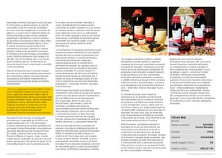 Cartea Antreprenorilor 2014 România | 85Cartea Antreprenorilor 2014 România | 84
Istvan Mar a înființat Asociația Fructul Secuiesc
în 2010 pentru a genera venituri la nivel de
comunități rurale prin folosirea varietăților
de fructe din livezi tradiționale, a fructelor de
pădure și a ciupercilor din pădurile aflate sub
tutela comunității locale. Istvan a dobândit
experiență ca antreprenor social în proiecte
de dezvoltare economică locală în cadrul FAO/
IPGRI implementate în Nepal, Maroc și Peru.
În aceste proiecte scopul principal a fost
identificarea resurselor naturale cu valoare
sporită și inițierea de dezvoltări economice
în interesul și prin participarea comunităților
locale. Inițiative similare au fost lansate și în
alte țări, cum ar fi Ungaria, dar cu un succes
foarte moderat ceea ce l-a determinat pe
Istvan să revină în ţară, unde există comunități
rurale consistente.
Valorile de bază ale afacerii sociale conduse
de Istvan sunt respectul față de munca omului
din comunitate şi față de resursele naturale,
transparența activităților implementate și
comunicarea permanentă despre activitățile
implementate.
„Avem un angajament deosebit față de brandul
nostru înregistrat, brand care este în același
timp și sigla unui devotament deplin față de
biodiversitatea locală, pentru că procesăm doar
fructele varietăților locale, faţă de cunoștințele
tradiţionale, pentru că folosim doar rețete
locale de procesare și conservare, precum
și față de omul din comunitate, pentru că
angajăm doar forță de muncă locală.”
Istvan Mar, Director Asociaţia Fructul Secuiesc
Asociația Fructul Secuiesc își desfășoară
activitatea pe o suprafață de 34.000 ha de
livadă tradițională și 27.339 ha de păduri.
Fructele colectate de pe aceste suprafețe sunt
procesate în două întreprinderi comunitare ale
asociației: Manufactura de Procesare Fructe
de Livadă, Lupeni și Centrul de Procesare
Fructe de Pădure și Ciuperci, Zetea. Aceste
unități oferă o modalitate de generare de venit
pentru aproximativ 950 familii din peste 25 de
comunităţi aflate în zone rurale defavorizate.
În cei patru ani de activitate, Asociaţia a
reușit să dobândească încrederea multor
comunități din județul Harghita care au investit
și investesc pe baza cuvântului rostit de Istvan
şi de colegii săi. Acest lucru s-a materializat
printr-un număr de peste 4.000 ore de muncă
voluntară și o contribuție în natură din partea
comunității sub formă de clădiri și lucrări
de renovare în valoare totală de peste
650.000 euro.
„A fi antreprenor în domeniul economiei sociale
înseamnă a explora dimensiuni în care regulile
de bază ale unei economii convenționale sunt
doar parțial valabile. În această dimensiune,
concurența acerbă devine colaborare,
concentrarea pe profit se transformă în
distribuție de avantaje, iar capitalul subscris
înseamnă mai mult contribuție în natură din
partea comunității. În viziunea noastră, în
zonele defavorizate ale țării doar activitățile
antreprenoriale bazate pe comunitate pot fi
viabile, de aceea în strategia noastră arii din
ce în ce mai extinse vor intra sub mentoratul
programului.” Istvan Mar, Director Asociaţia
Fructul Secuiesc
Performanța financiară a Asociației este
reflectată în primul rând de numărul de familii/
oameni care pot genera venituri suplimentare
din activitățile economice implementate
prin organizație. Astfel, în anul 2013,
950 de familii (aproximativ 3.000 de
persoane) își puteau baza traiul pe
oportunitățile economice oferite de Asociaţie.
Deși indicatorii financiari direcți prezintă
o continuă descreștere, în fapt, Asociația
a urmărit sporirea numărului de angajați,
întrucât aceasta este modalitatea de bază de a
împărți veniturile cu comunitatea deservită.
Pentru a face față cererilor fluctuante de
produse, Asociația își stabilizează poziția de
piață prin diversificarea continuă a produselor.
Astfel, în momentul de față, produce un
număr de 42 de produse care sunt grupate
în şase categorii diferite. Totodată, pe baza
experiențelor acumulate pe parcursul anilor,
Asociația Fructul Secuiesc prestează și servicii
de consultanță pentru grupuri de producători
care doresc să înființeze manufacturi similare.
„În strategia noastră de creștere o atenție
deosebită se acordă replicării și extinderii
modelului de economie comunitară concepută
și lansată de Asociație. Produsele și serviciile
oferite de noi se diferențiază considerabil de
produsele și serviciile altor companii datorită
în special modului prin care comunitatea
participă la derularea proceselor economice,
a calității ridicate a produselor finite (produse
100% din fructe și certificate BIO), precum și
prin mesajele pe care le transmite produsul în
sine. ” Istvan Mar, Director Asociaţia Fructul
Secuiesc
În viziunea lui Istvan, acest model va
funcționa și se va dezvolta la nivel de țară
prin intermediul sporirii numărului centrelor
de procesare sub tutela unui singur brand și
a unui management comun, centre care vor
lucra într-o rețea și vor asigura astfel sporirea
competitivității modelului pe care Asociaţia l-a
dezvoltat. Pe viitor însă, visul lui Istvan Mar
este să implementeze activități de cercetare
și dezvoltare de produse, care valorifică și mai
mult componenta nutritivă a fructelor.
Până în prezent, activitatea majoritară a
Asociației se focusa pe piața internă, dar
anul acesta a fost semnat un contract cu
un partener din Germania care, pe lângă
comercializarea produselor Asociaţiei, dorește
să transmită și mesajul atașat produselor sale.
Această extindere pe piața internațională va
fi restricționată doar la vânzarea produselor
finite şi în nici un caz nu se vor exporta fructe
și alte produse conexe care pot fi produse local
de către comunitățile româneşti.
Modelul pe care-l pune în aplicare
Asociaţia Fructul Secuiesc este unul foarte
inovativ deoarece combină tradiționalul
cu contemporanul. Fructele colectate în
mod tradițional din flora spontană (fructe
de pădure, ciuperci), precum și fructele
varietăților autohtone sunt procesate
și ambalate prin folosirea tehnologiilor
avansate din domeniul industriei alimentare.
În tot procesul de fabricație sunt integrate
cunoștințele tradiționale ale producătorilor
locali – rețete tradiționale, modalități de
conservare fără uzul substanțelor chimice
– și forța de muncă manuală a localnicilor.
Deși echipamentele folosite sunt de ultimă
generație, munca manuală rămâne modalitatea
de bază pentru a spori valoarea adăugată a
produselor.
Istvan Mar
Director
Numele companiei
Fondată
Industrie
Număr angajați (2013)
Venituri (2013)
Asociaţia
Fructul Secuiesc
2010
Alimentară
55
508.137 lei
 