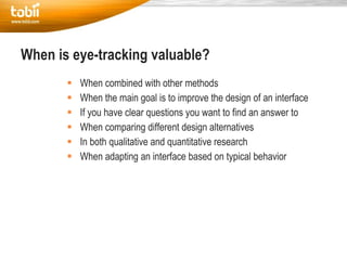 Eye Tracking In Usability | PPT