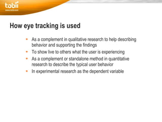 Eye Tracking In Usability | PPT