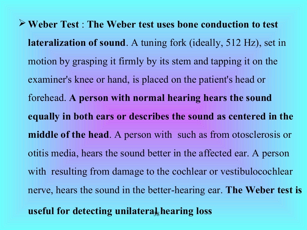 Eye and ear assessment