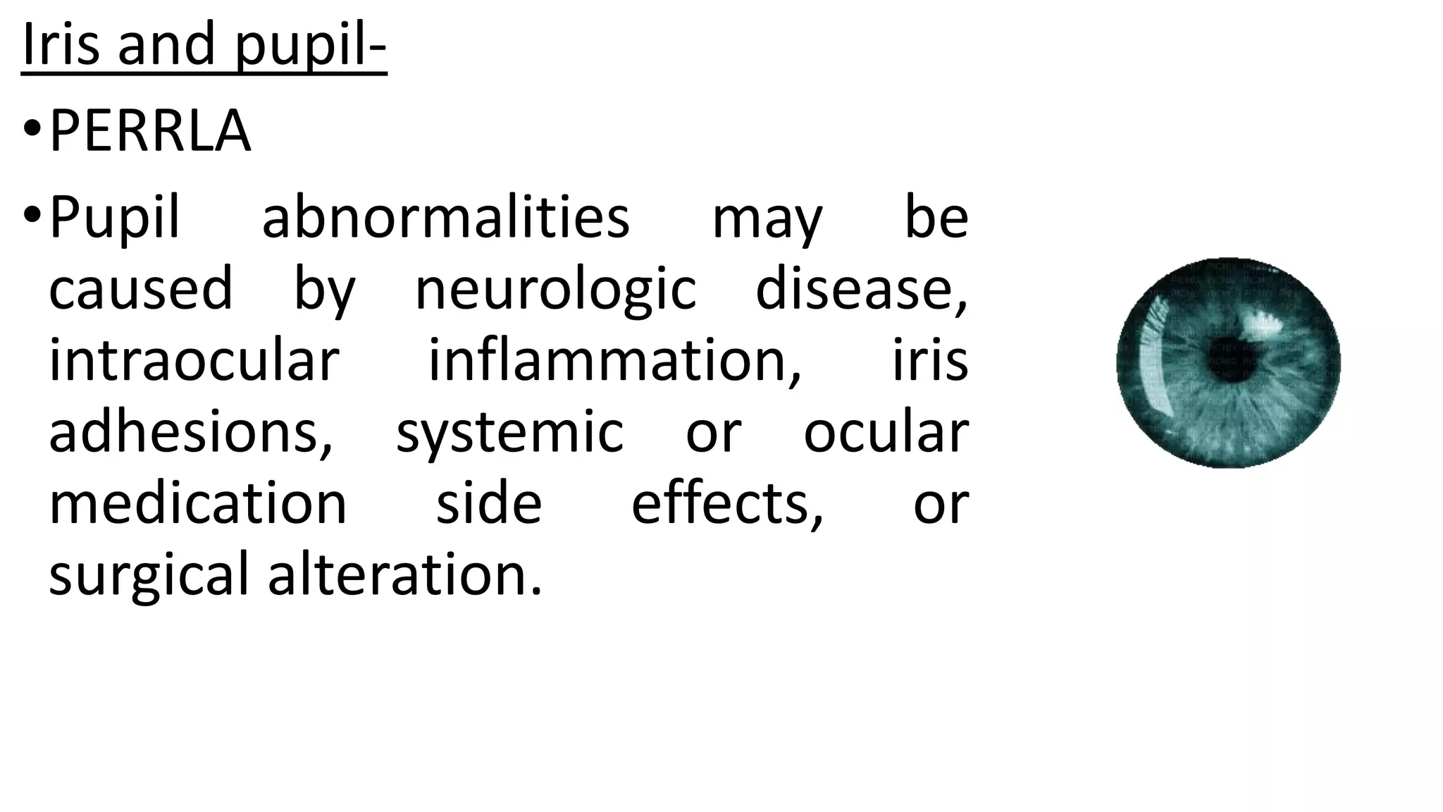 Eye assessment | PPTX