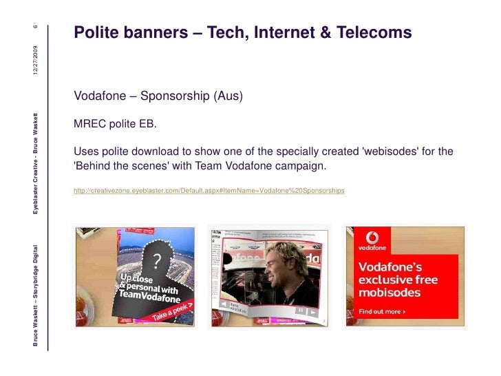 Eyeblaster Online Ads Examples