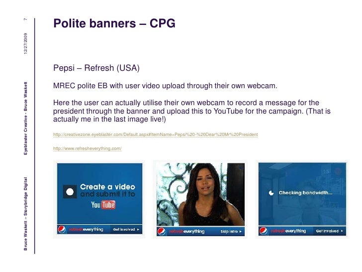 Eyeblaster Online Ads Examples
