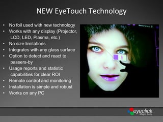 EyeClick- Overview and Line of Products | PPT | Home Entertainment ...