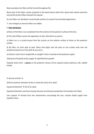Eye Embryology- basic (my notes)