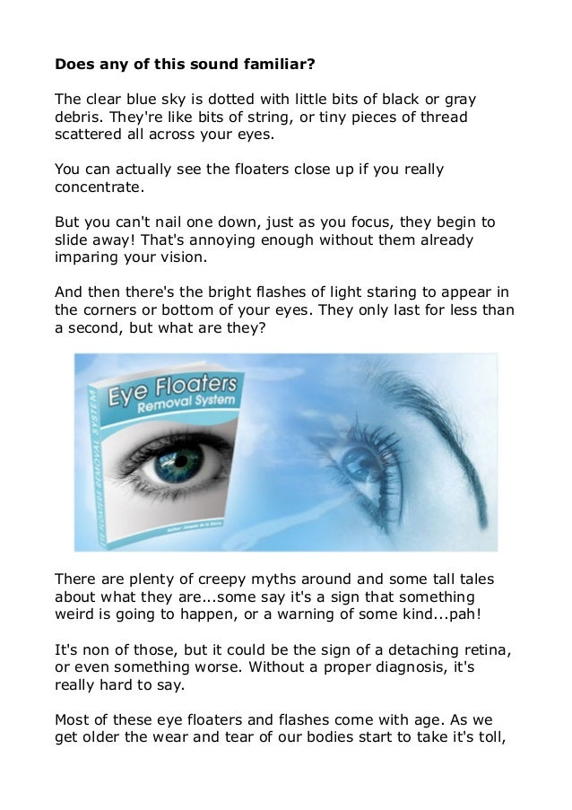 Can You Get Rid Of Eye Floaters Naturally Can You Get Rid Of Eye Floaters Naturally