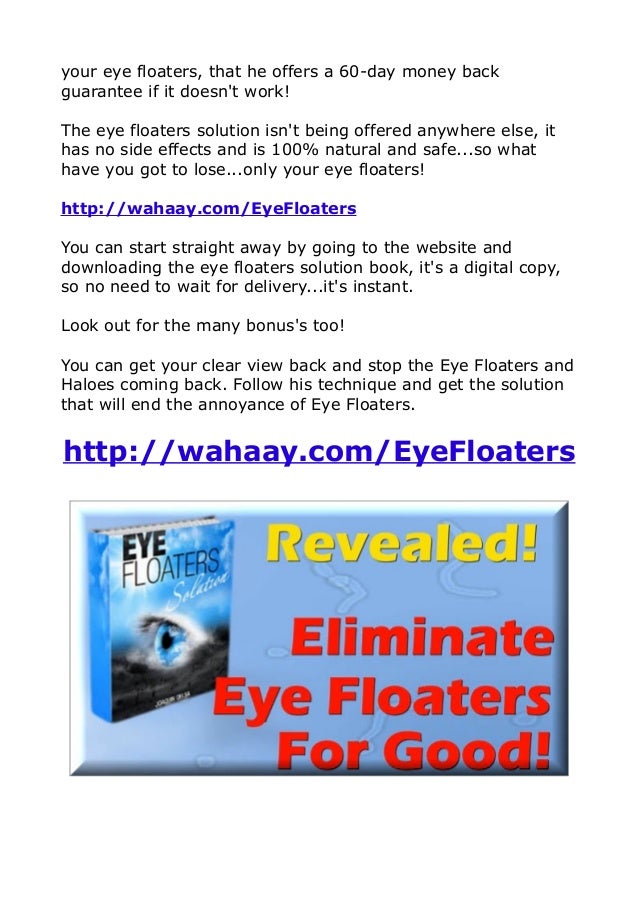Clear Eye Floaters Naturally Clear Eye Floaters Naturally