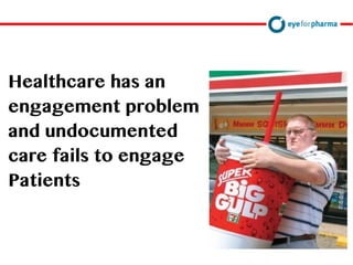 David Doherty
Healthcare has an
engagement problem
and undocumented
care fails to engage
Patients
 
