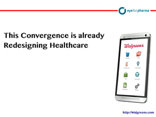 David Doherty
This Convergence is already
Redesigning Healthcare
http://Walgreens.com
 