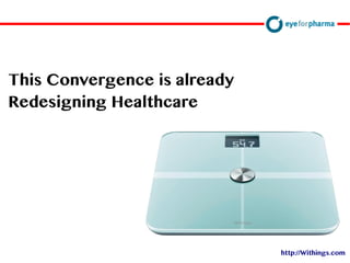 David Doherty
This Convergence is already
Redesigning Healthcare
http://Withings.com
 