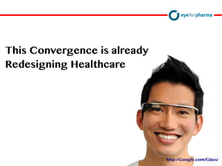 David Doherty
This Convergence is already
Redesigning Healthcare
http://Google.com/Glass/
 