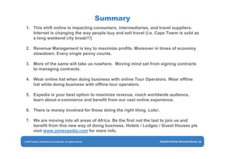 Eye for travel - Expedia presentation INDABA 2009