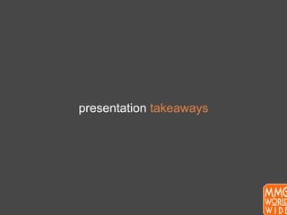 presentation takeaways