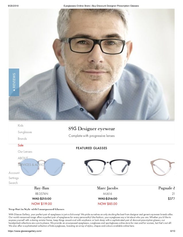 discount designer prescription glasses online