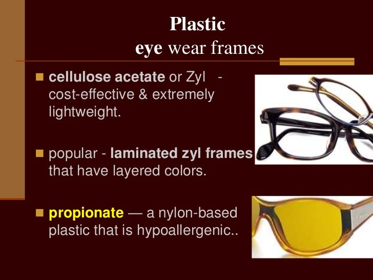 Eyeglass frames