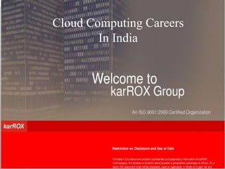 Cloud Computing Careers In India 
