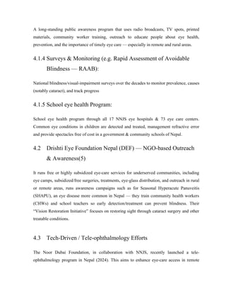 Comprehensive Overview of Nepal's Eye Health Policies and Programs for ...