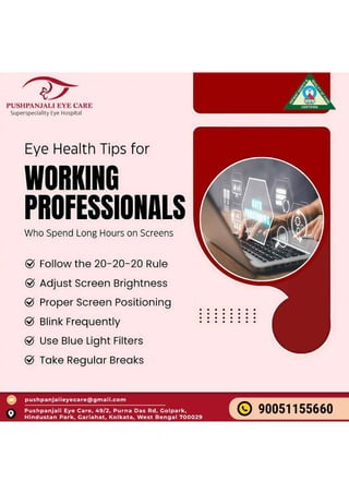 Eye Health Tips from the Best Eye Hospital in Kolkata for Working ...