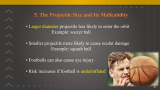 EYE INJURIES IN SPORTS presentation pptx | PPTX