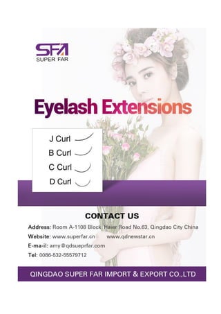 SFA Eyelash extension instruction