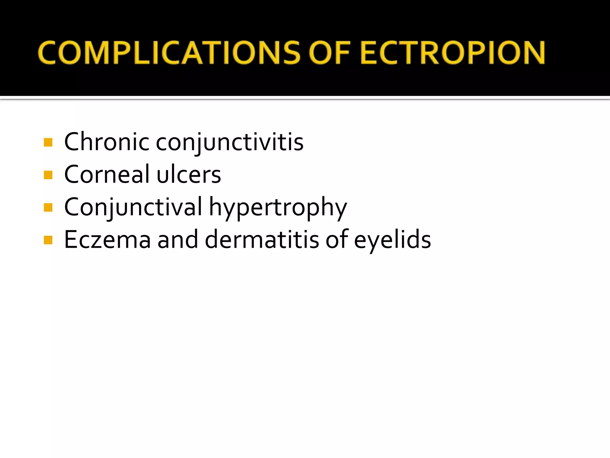Eye lid disorders | PPTX