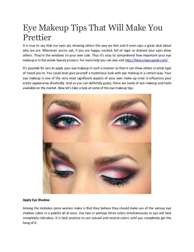Eye makeup tips that will make you prettier
