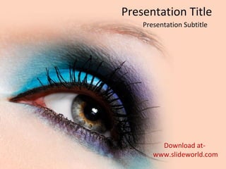 Presentation Title Presentation Subtitle Download at-  www.slideworld.com 