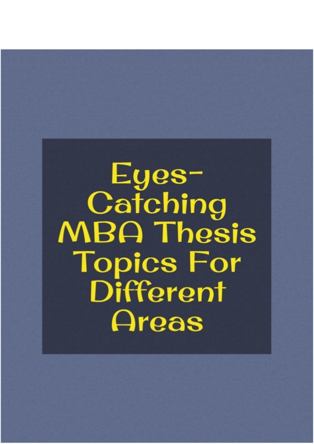 Eye for an eye masters thesis