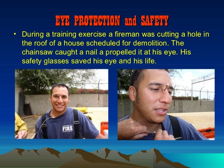 Eye safety presentation