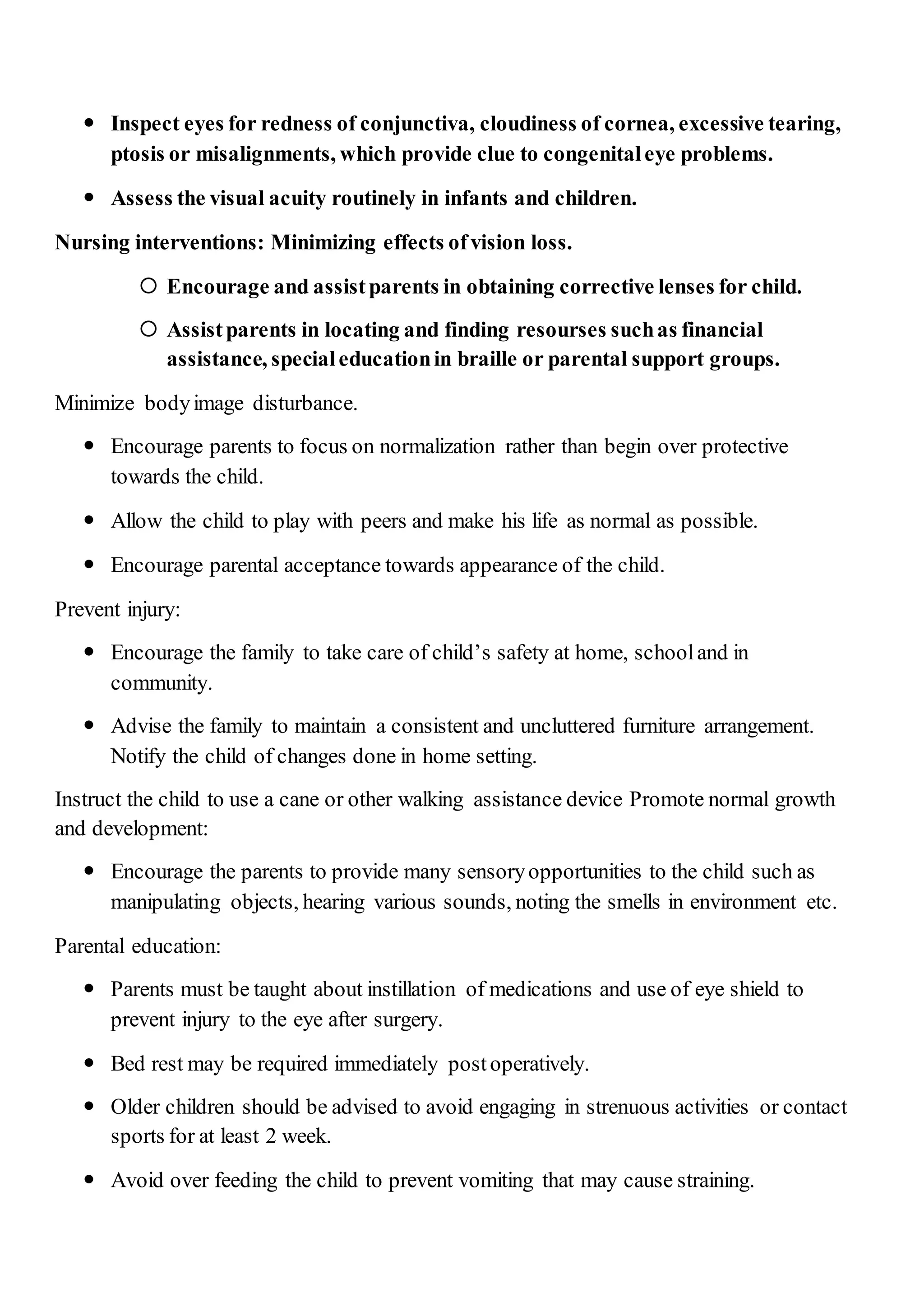 EYE DISORDERS IN PAEDIATRICS DOCX EYE DISORDERS IN PAEDIATRICS DOCX