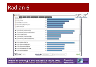 Radian 6




           @joantxo
           #smtravel11
 