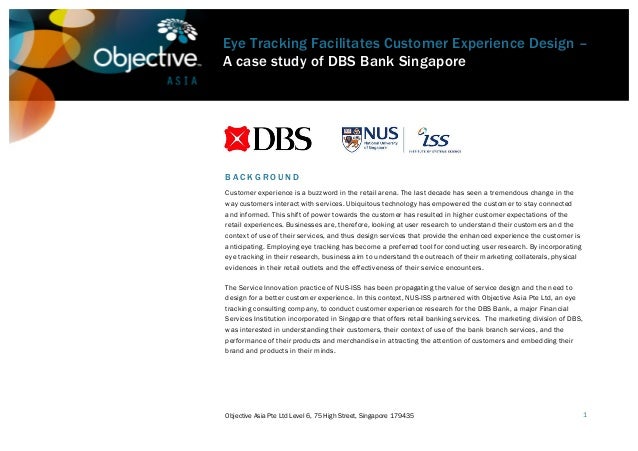 eye tracking facilitates customer experience design a case study of d dbs full form