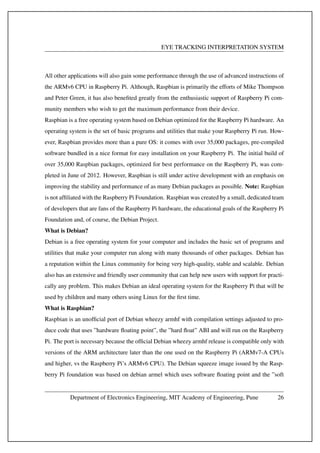 Project report on Eye tracking interpretation system | PDF