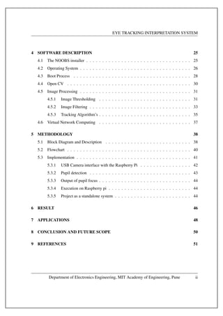 Project report on Eye tracking interpretation system | PDF