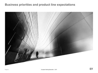 European Banking Barometer – 2015Page 28
Business priorities and product line expectations
 