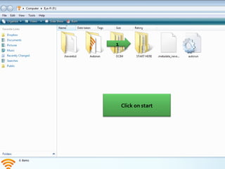 1 Click on start 