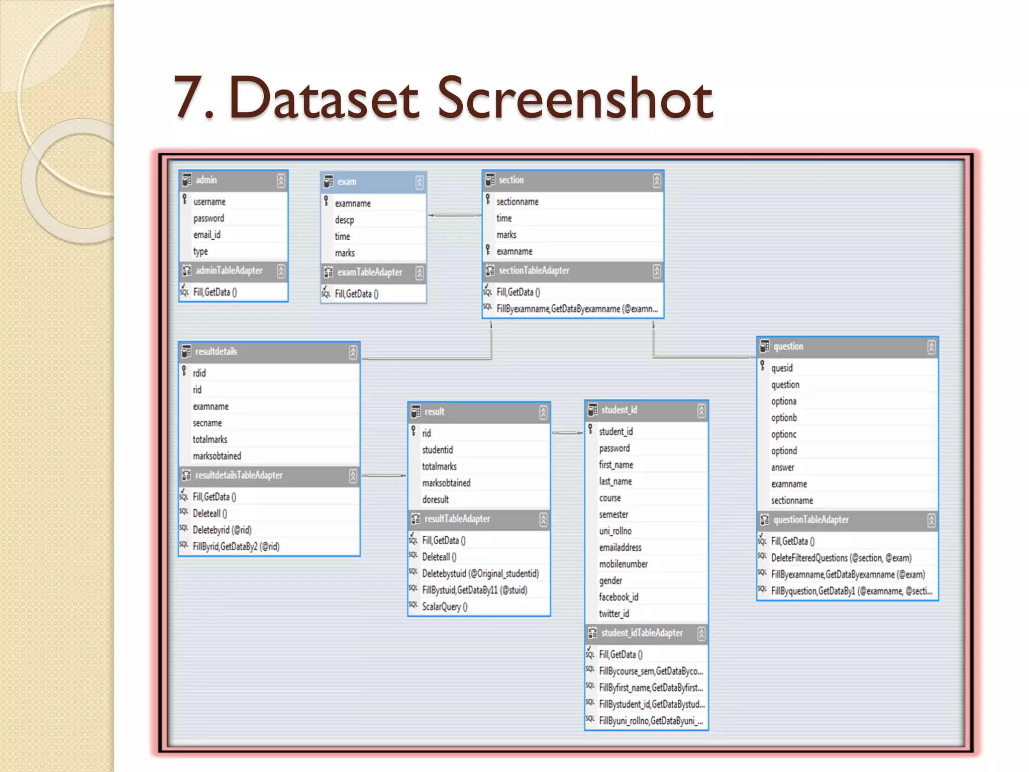 7. Dataset Screenshot
 