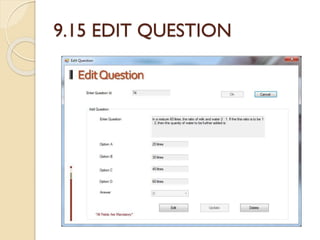 9.15 EDIT QUESTION
 