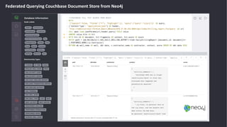 Federated Querying Couchbase Document Store from Neo4j
 