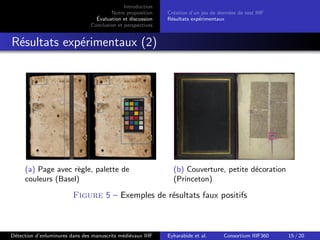 Appliquer les techniques d'apprentissage profond pour détecter les enluminures dans les manuscrits médiévaux IIIF Slide 15