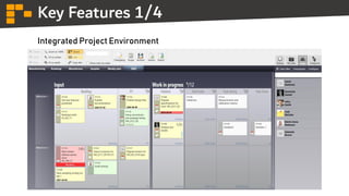 Key Features 1/4
Integrated Project Environment
 