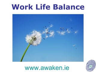 Work Life Balance www.awaken.ie   