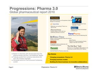 Ersnt & Young Pharma 3.0 Business Model | PDF